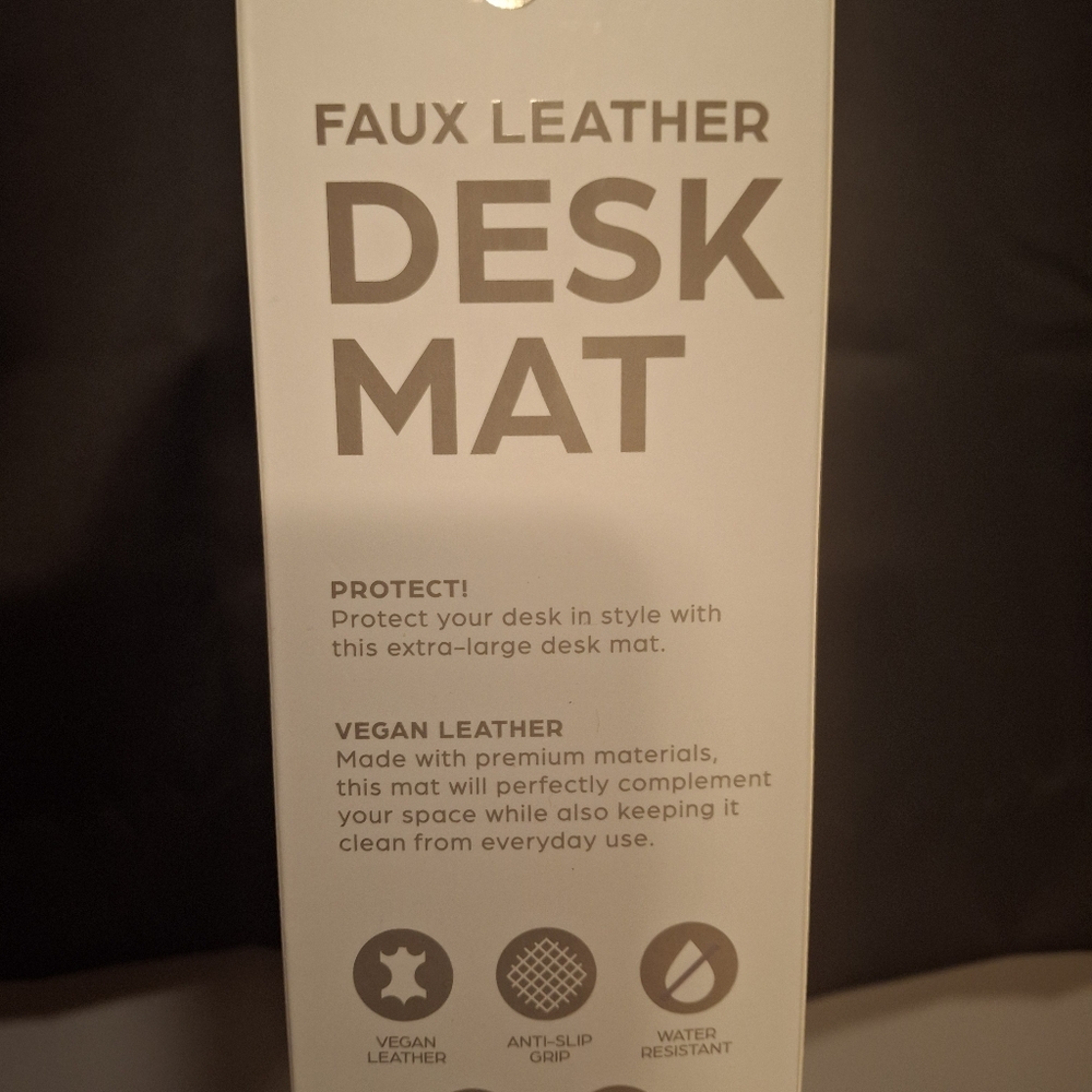 Hype Faux Leather Desk Mat - Picture 14 of 14